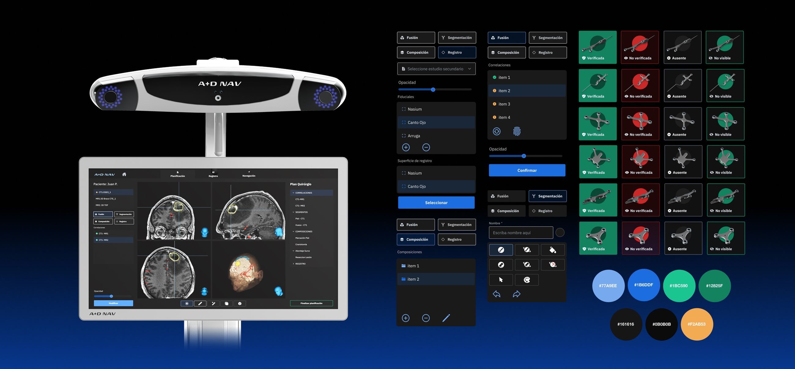 MedTech UI/UX: Neuro-Navigation Surgical System